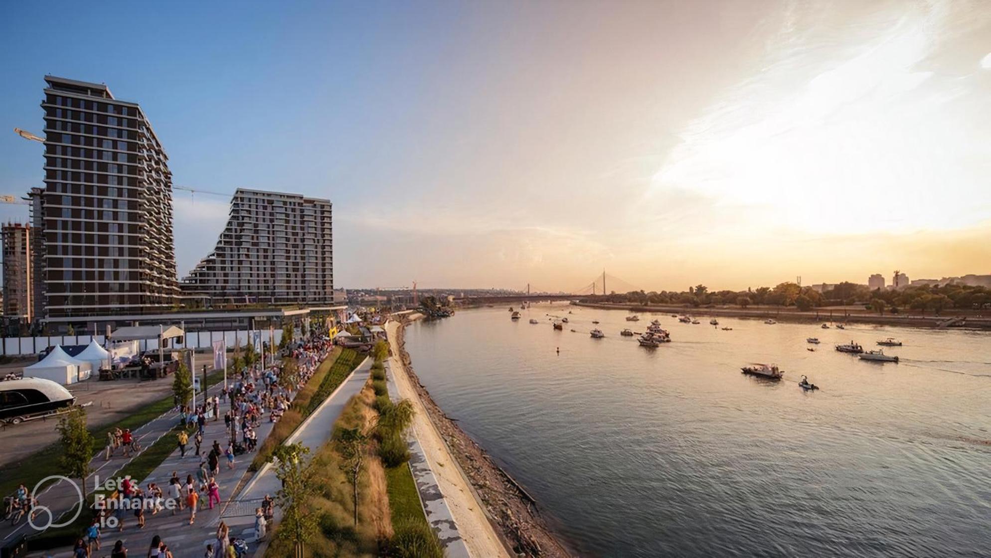 Beldorado Apartments - Belgrade Waterfront Luxury Emerald Apartment 60M2 Bagian luar foto